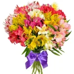 Букет из альстромерии «Весенние краски»